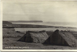 Original Thatched seaweed drying huts